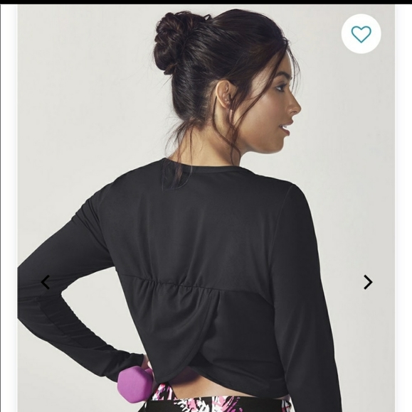 NWT Fabletics Avery long sleeve crop top SZ 1X - Picture 8 of 8